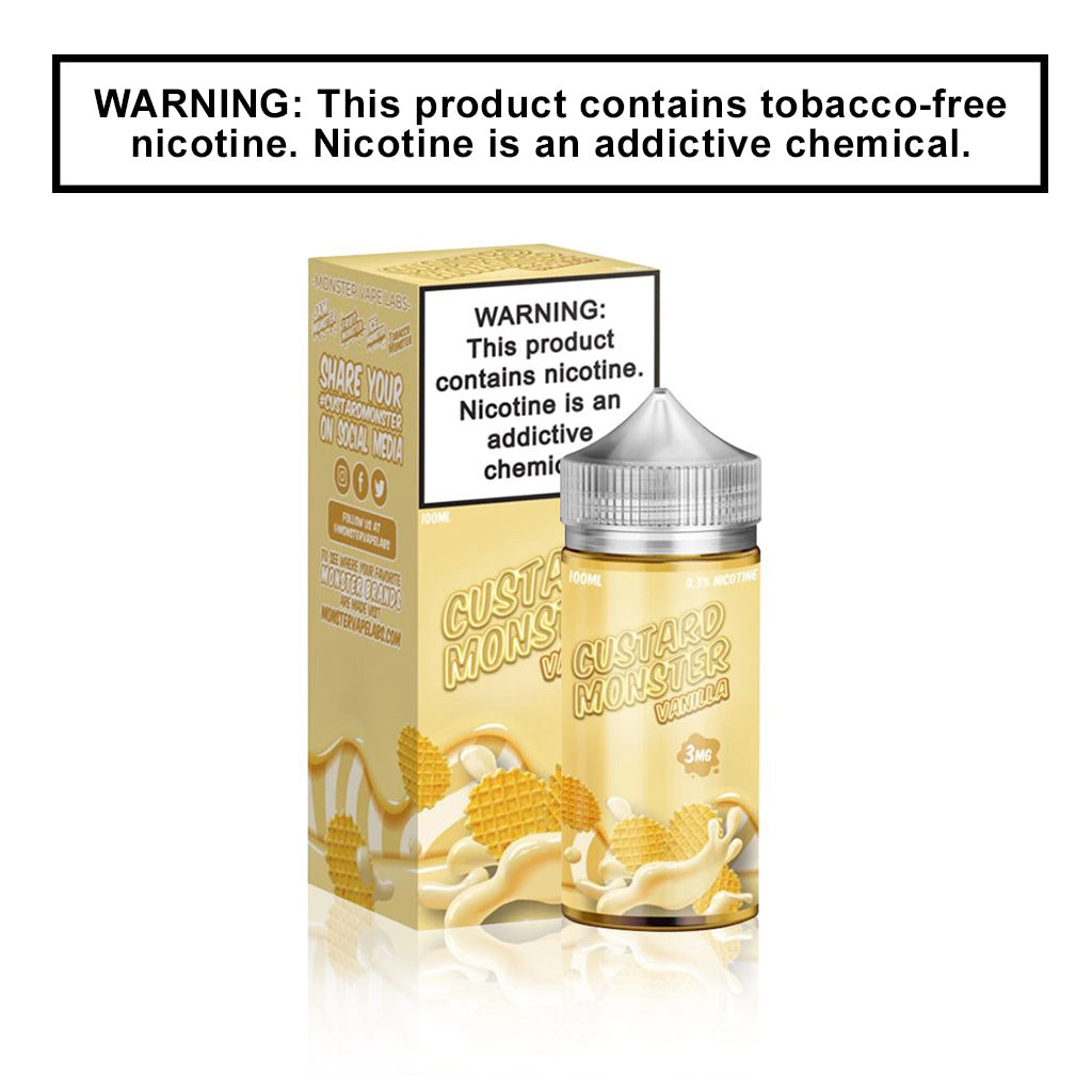 Vanilla - Custard Monster Nicotine E Liquid