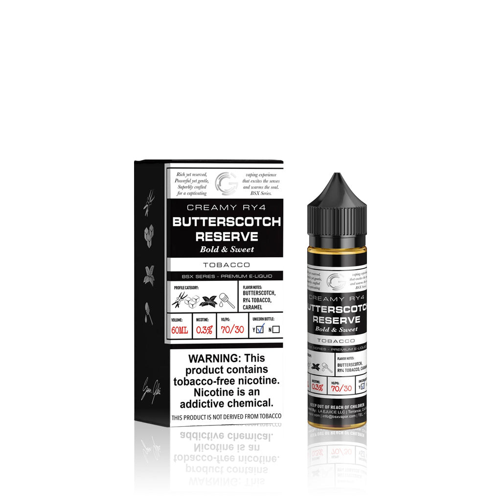 Butterscotch Reserve - Basix Series TFN By Glas E Liquid