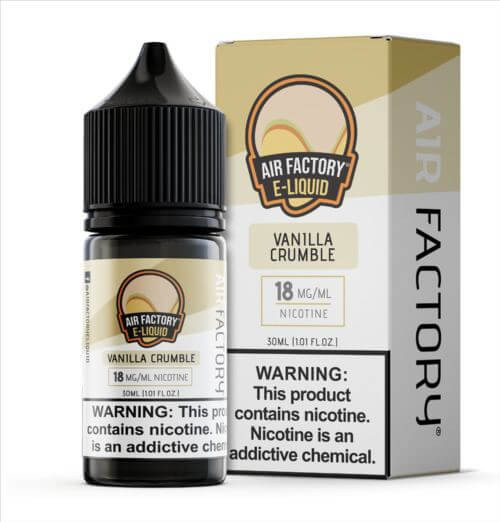 Air Factory Salt Vanilla Crumble E-Liquid 30ml