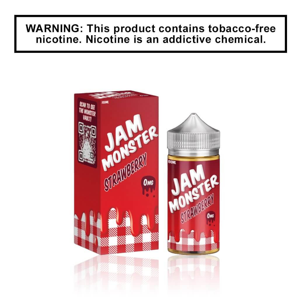 Strawberry - Jam Monster Synthetic Nicotine E Liquid