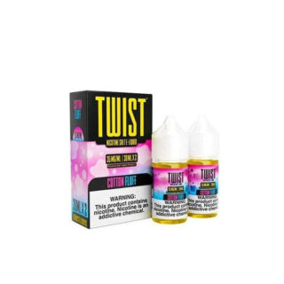 Twist e-Liquids Salt Cotton Fluff 2 x 30ml Bottles and Box