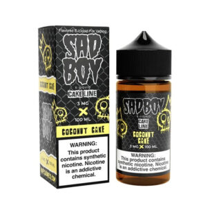 Sadboy Cake Line - Coconut Cake 100ML Box and Bottle