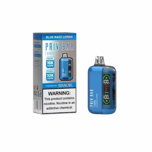 honolulu blue vape SMOK Priv Bar Turbo 15k Disposable FLAVORS:FROZEN BLUEBERRY nicsalt-pods Can I Buy Vapes