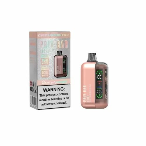 SMOK Priv Bar Turbo 15k Kiwi Straw Bubblegum