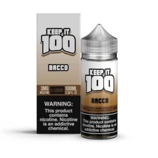 Keep It 100 E-Liquid - Bacco 100ml