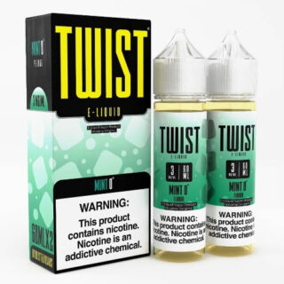 Twist E-Liquid - Mint 0 2x60ml BOTTLES AND BOX