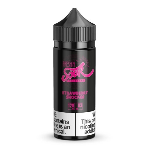 Fresh N Sour E-Liquid - Strawberry Shocker 120ml