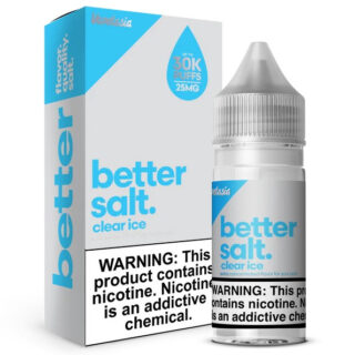 Better Salt Clear Ice 30ML Nic Salt bottle and box