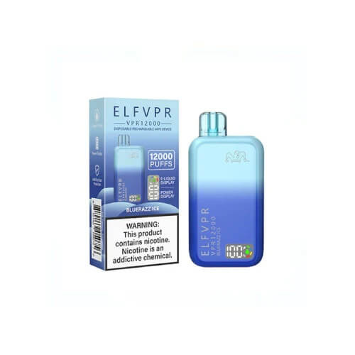 rv vape flavors Elf VPR 12000 Puff Disposable Choose Finish:Brown Nic Salts Tobacco Flavors Indiana nicotine purchase age