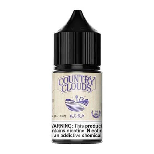 Country Clouds Salt Nic E-Liquid - Blueberry Corn Bread Puddin' 30ml