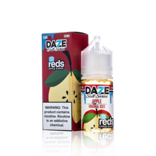7 Daze Salt Series E-Juice - Original Reds Apple Iced - 30ml