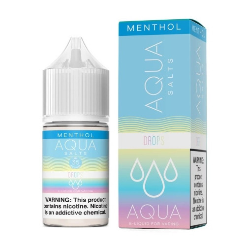 Aqua Salt E-Liquid - Drops Menthol 30ml