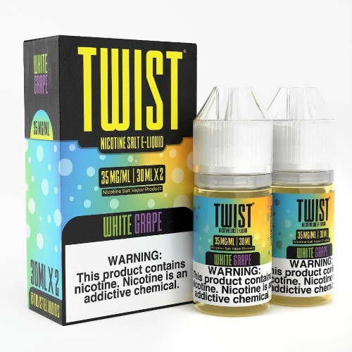 Twist E-Liquid Salts - White Grape 2x30ml
