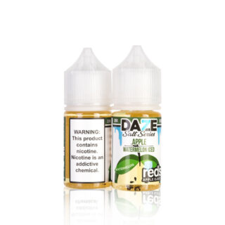 7 Daze Salt Series E-Juice - Watermelon Reds Apple Iced - 30ml