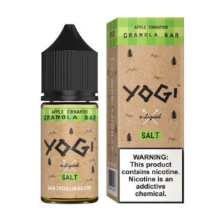 Yogi Salt E-Liquid - Apple Cinnamon Granola Bar 30ml with box