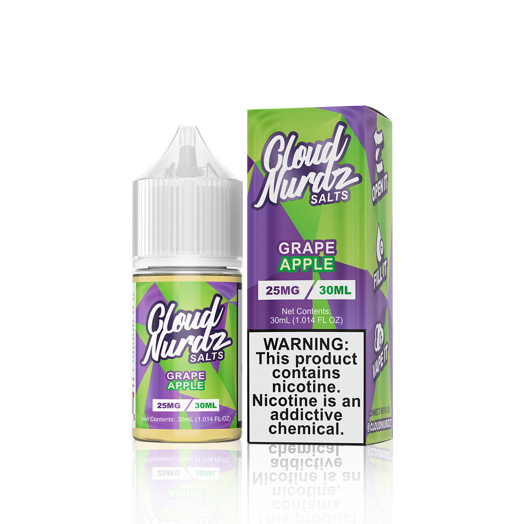 Cloud Nurdz Salts E-Liquid - Grape Apple - 30ml