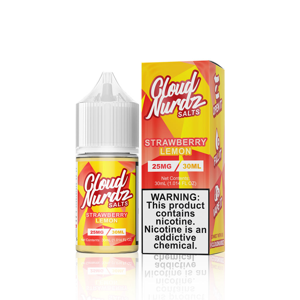Cloud Nurdz Salts E-Liquid - Strawberry Lemon - 30ml