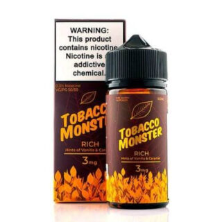 Tobacco Monster Rich Tobacco E-Liquid 100ml BOTTLE AND BOX