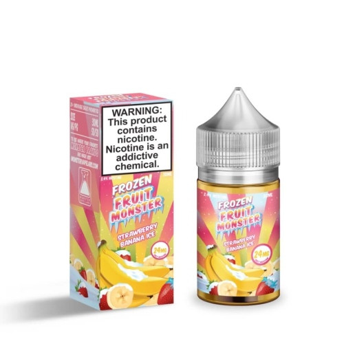 Frozen Fruit Monster Salt E-Liquid - Strawberry Banana Ice 30ml