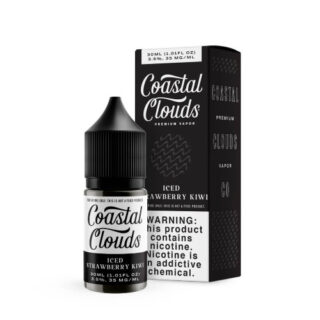 Coastal Clouds Salt E-Liquid - Iced Strawberry Kiwi 30ml