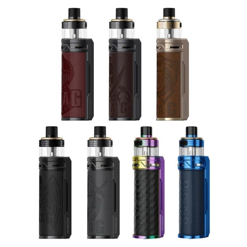voopoo vape pod starter kit Drag S with PnP-X Tank 80W Mod sunny orange Flavor:Bruce Banner - Sativa case for raz vape