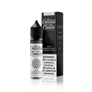 Coastal Clouds  - Iced Passion Fruit Orange Guava 60ml bottle and box
