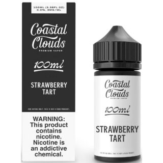 Coastal Clouds Strawberry Tart 100ML box and bottle