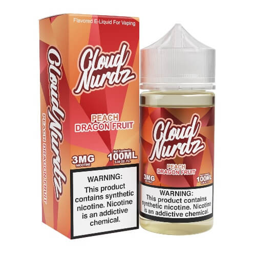 Cloud Nurdz E-Liquid - Peach Dragonfruit - 100ml