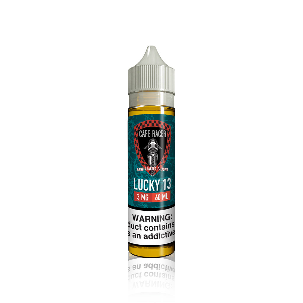 Cafe Racer - Lucky 13 60ml eLiquid Bottle