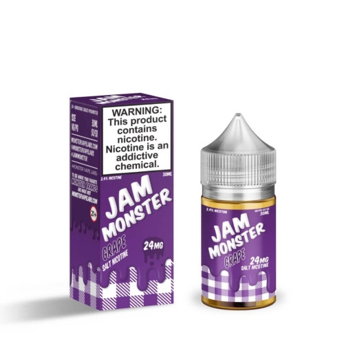 Jam Monster Salt E-Liquid - Grape 30ml